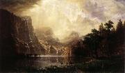 Among the Sierra Nevada Mountains Albert Bierstadt